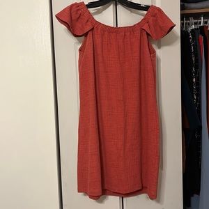 Madewell off the shoulder dress